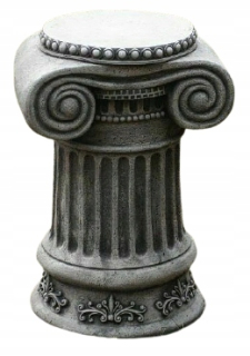 Betónový dekoratívny stĺpec