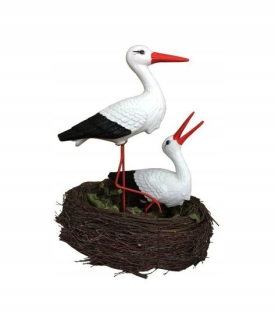 Dekoratívne postavy Stork's Nest 2 Storks H: 60 cm