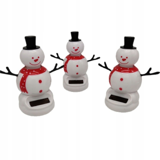 Snowman figurín Snowman dekorácia solárna batéria