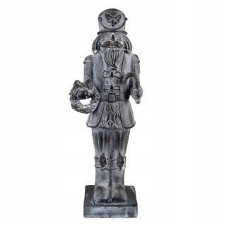 Luskáčik figurín šedá 47 cm hlinka