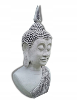 Záhradná figurína Buddyho poprsie veľkej Buddhovej sochy