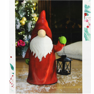 Figurína Skrzat Mikołaj Latarenka Gnome Larter Lantern