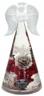 Postava Angel Angel Glass Decoration Folidays