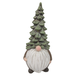 Keramická figurína Gnome viedla na zimné sviatky