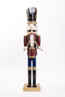 Figurín Luskáčika s bubnom 89 cm