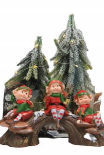 Elf Figurine na slávnostnom protokole na okne Skrzat