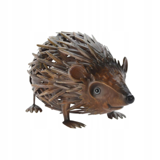 Kovová socha pre záhradu Figurine Hedgehog pre záhradu