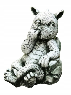 Záhradný figurínový betónový drak