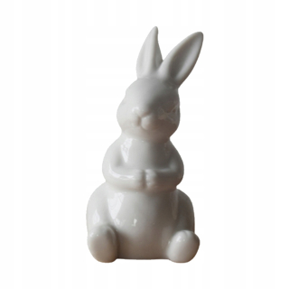 Dekorácia do záhrady - Porcelánové figúrky kreslenie dekorácie bielej králika