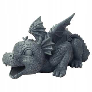 Figuríny, dinosaurovská socha vonkajšia fontána