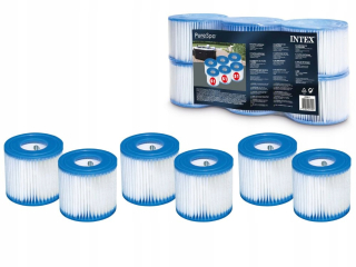 Čerpadlo, filter na bazén - Pure Spa Intex 29011 Filter 6 kusov typ S1