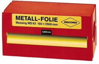 Fóliovník - Kovová fólia z mosadze 150x2500x0 150 mm rekord