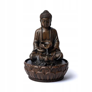 Záhradná fontána - Buddha fontána s obeťou vody