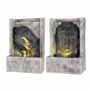 Garden Fountain Facial Buddha Polyresin (13,5 x