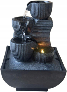 Zen Light Kini vnútorná fontána s čerpadlom a LED