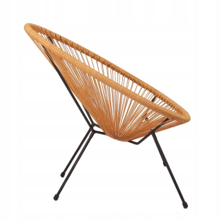 Záhradné kreslo - Záhradné kreslo Acapulco Rattan 93x73x85 cm homla