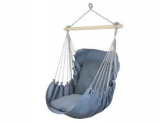 Závesné hojdacie kreslo - Koala HC9 Hamchair, Jeans, 98x128cm, 120 kg