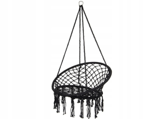 Závesné hojdacie kreslo - Royokamp Hammock Armchair 1031361 80 x 60 cm čierny