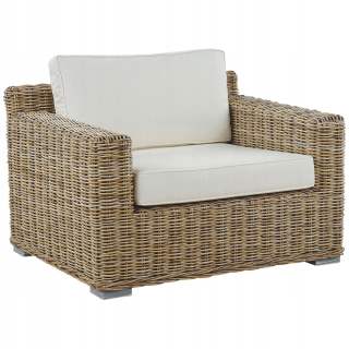 Záhradná stolička - Rattan Garden Great kresla svetlo hnedá ardea