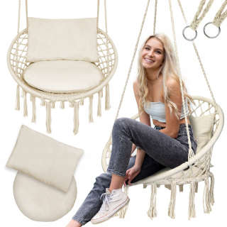 Závesné hojdacie kreslo - Závesné kreslo Stork Swing Socket + vankúše