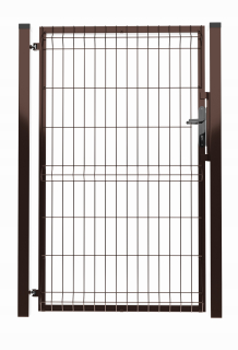 3D Panel Gate 153 cm Galvanizovaná+ hnedá farba 8017