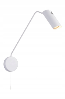 Záhradné nástenné svietidlo - Futuro 1 Biela nástenná lampa s LP-17001/1WL Boom