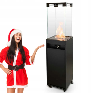 Terasový plynový ohrievač - Zahrievanie plynovej terasy vyhrievacie dáždnik 8 kW