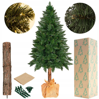 HRUBÝ VIANOČNÝ STROMČEK 220 cm umelá BOROVICA