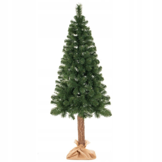 Hustý umelý vianočný stromček borovica na 220 cm kmeňa