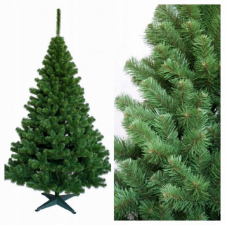 HRUBÝ UMELÝ VIANOČNÝ STROMČEK SMREK JEDĽOVÁ BOROVICA 180cm