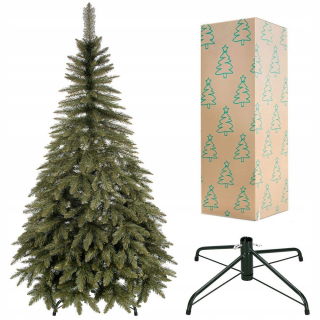 Hustý umelý vianočný stromček prírodný smrek 150 cm