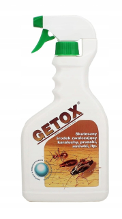 Repelent proti hmyzu - GETOX K NA ŠVÁBY, HROZNÉ A MRAVCE 600 ML