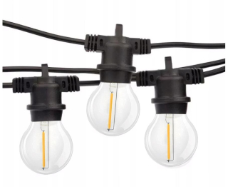 Záhradné girlandy - 22 m IP65 Light Garland +20led žiarovky
