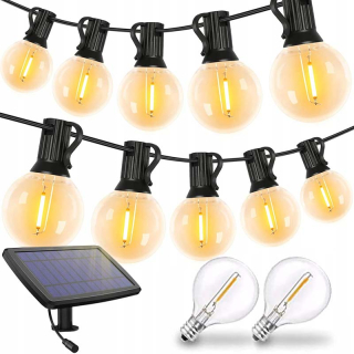 Záhradné girlandy - SOLÁRNE GARLANDOVÉ ZÁHRADNÉ LAMPY 30LED ŽIAROVKA