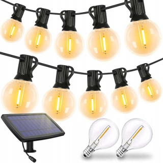 Záhradná závesná lampa - Solar Girld Garden dlhé lampy 25 Led Kulk