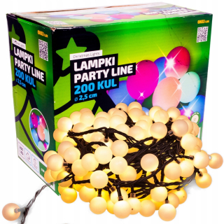 Záhradné girlandy - Ľahký girland 20 metrov záhradné lampy 200 kladené časovač