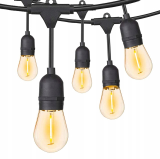 Záhradné girlandy - Garden Garland 10 MB +10 E27 LED vodné žiarovky