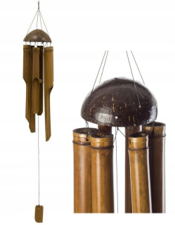 Zvonkohra do záhrady - Windy Gong 75 cm Bambus Bell Indonézia