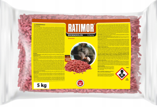Myšacie granule potkany jedu Ratimor 5kg