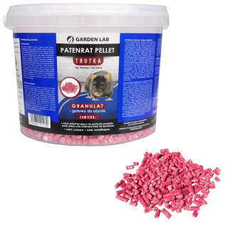 GRANULAT PELLET SILNA TRUTKA NA MYSZY SZCZURY 1 KG