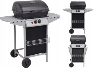 Plynový gril - Plynový gril 5,5 kW 2 piezo horáky 97x53x102 cm