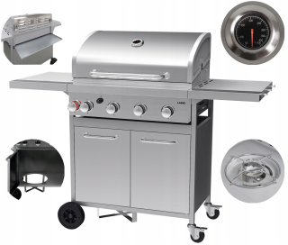 Plynový gril - 2in1 Elektrický gril George Foreman Ø43,5 cm 2400W