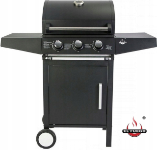 Plynový gril - El Fuego San Angelo 8.4KW Garden Gas Grill!