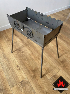 Gril na drevené uhlie - BBQ Barbecue set veľké príbory náradie 400840