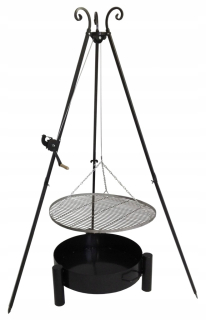 Záhradné ohnisko - Mangal Carbon Grill Solid Metal 4 mm +šampanské