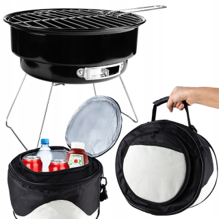 Gril na drevené uhlie - Prenosný záhradný gril BBQ