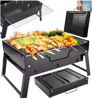 Gril na drevené uhlie - Barbulf z bieleho grilu 48 kocky x 10 ks
