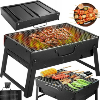 Gril na drevené uhlie - Garden Grill Triangle + rošt + krbu 60 cm