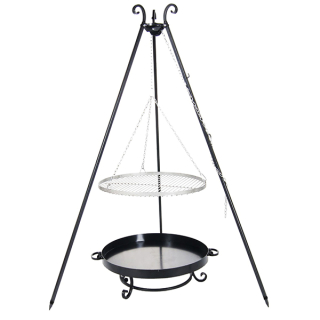 Záhradné ohnisko - Tri -Kin Grill 185 cm záhrada veľká 70 cm zadarmo