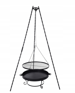 Záhradné ohnisko - Tri -Skin Grill 190 cm + mriežka 60 + krbu